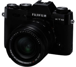 FUJIFILM  X-T10 Compact System Camera with XF 18-55 mm f/2.8-4.0 LM OIS Zoom Lens - Black